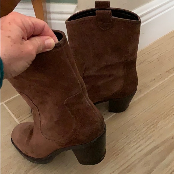 Via Spiga Suede Cowboy boots - Picture 2 of 11